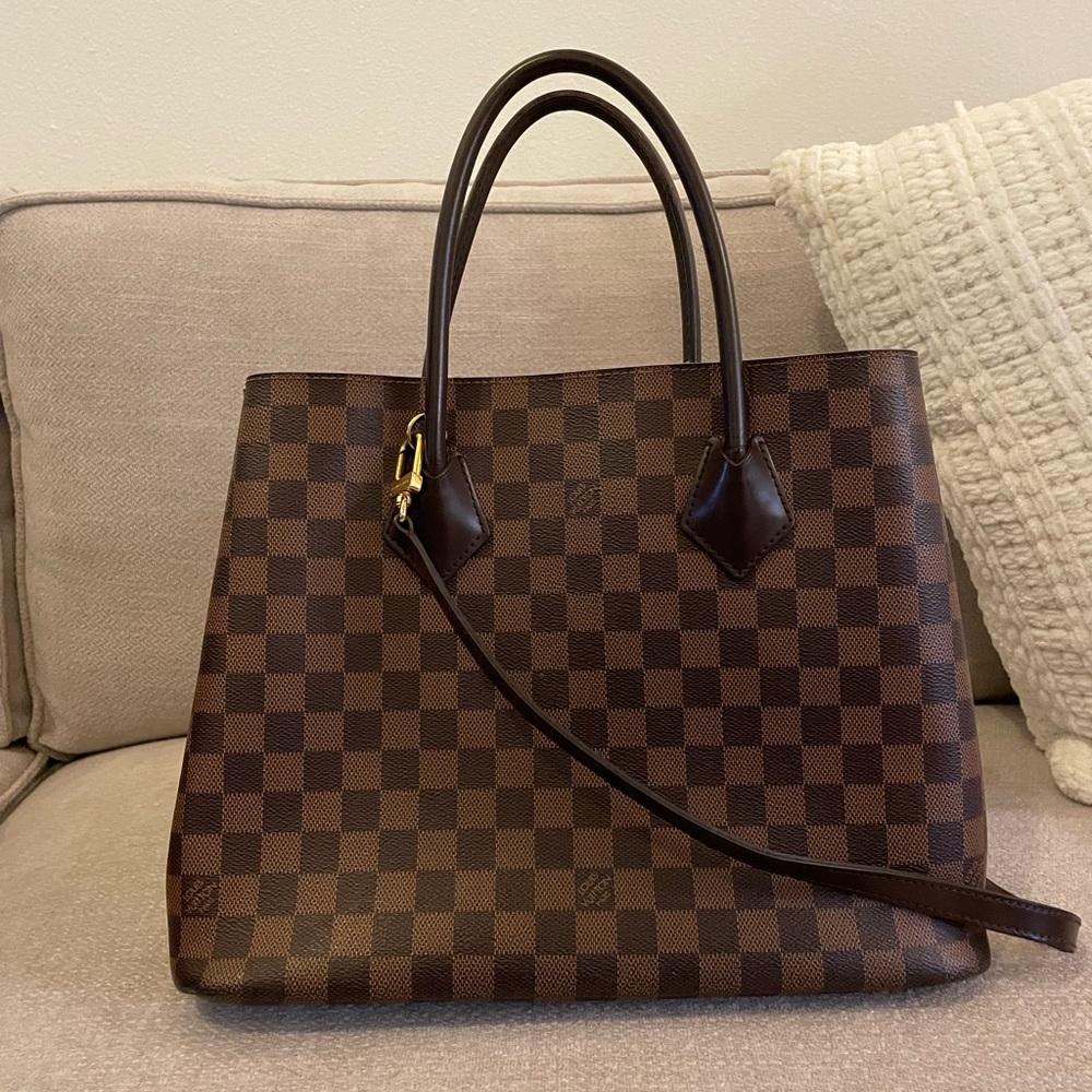 Louis Vuitton Damier Ebene Canvas Kensington V Bag - Picture 4 of 16